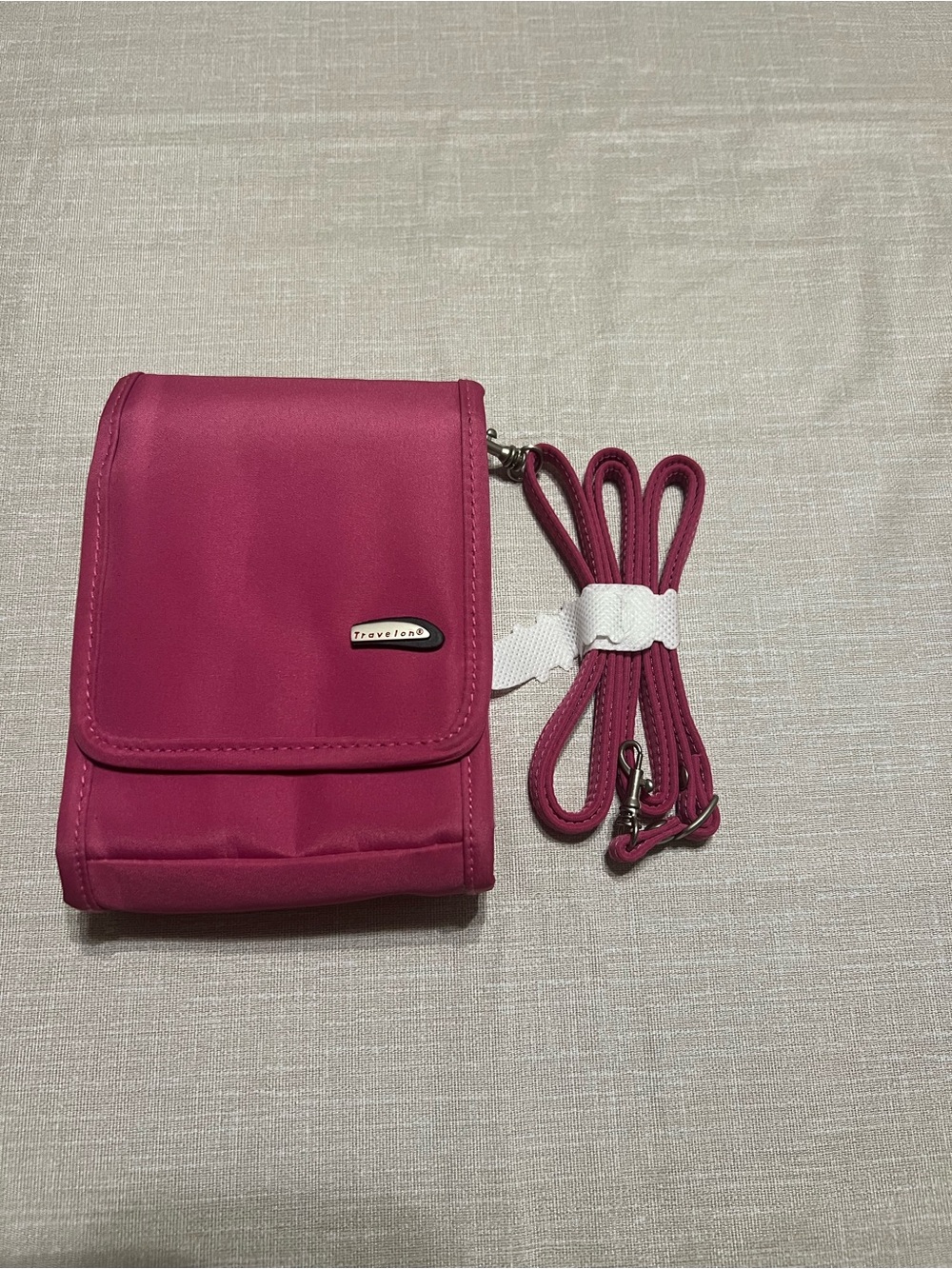 Travelon Hot Pink Crossbody Phone Pouch